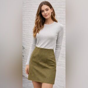 Vintage‎ Heritage Wool Mini Skirt | Michi Moon for Sanyo | Made in Japan